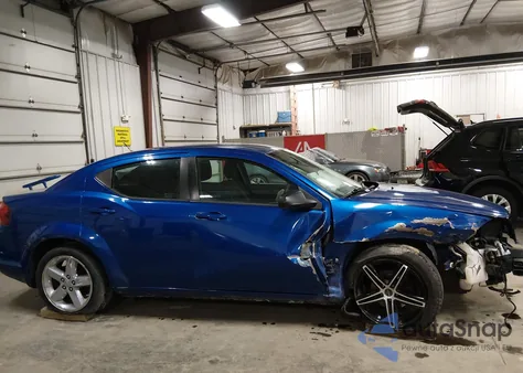 2014 Dodge Avenger Se from USA, damaged, VIN 1C3CDZAB7EN199827